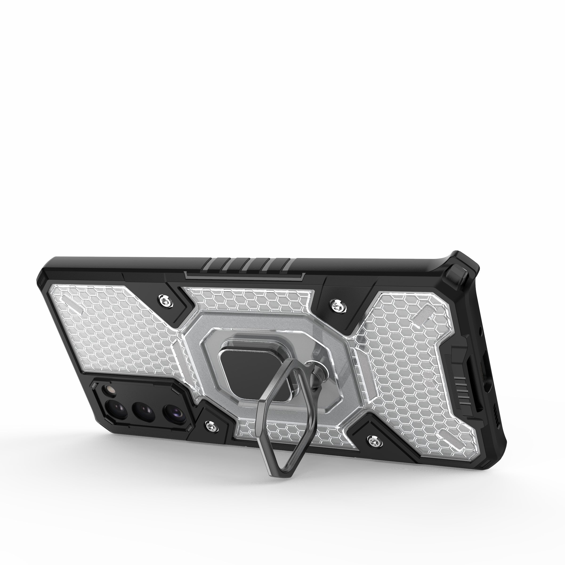 Tough Heavy PC+TPU Hybrid Kickstand Protective Phone Case with Holder Grip Magnetic Metal for Samsung Galaxy S20 FE 2022/S20 FE 4G/S20 FE 5G/S20 Lite - White Tough Heavy PC+TPU Hybrid Kickstand Protective Phone Case with Holder Grip Magnetic Metal for Samsung Galaxy S20 FE 2022/S20 FE 4G/S20 FE 5G/S20 Lite - White